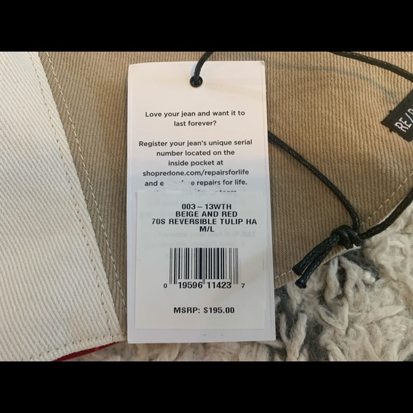 Re/done 70’s reversible tulip hat - Picture 6 of 6